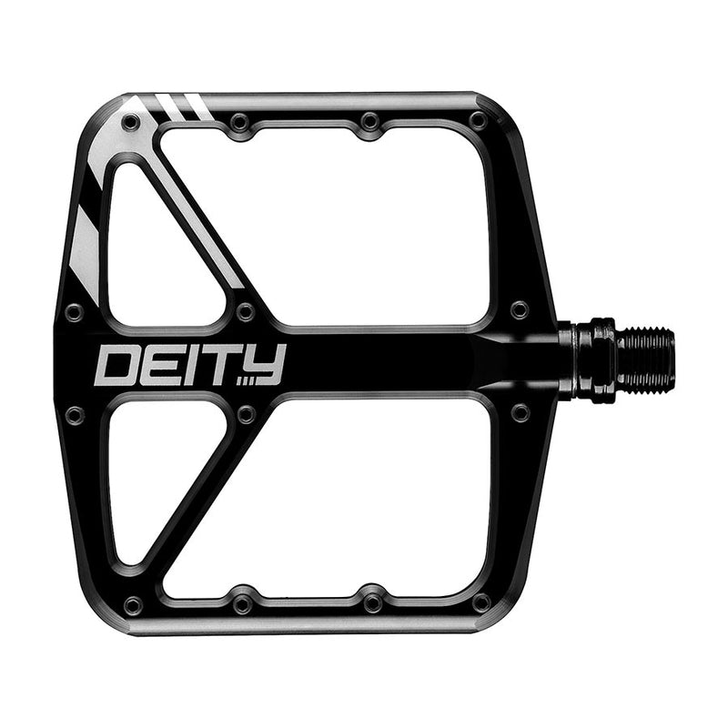 Deity, SuperVillain, Platform Pedals, Body: Aluminum, Spindle: Cr-Mo, 9/16&
