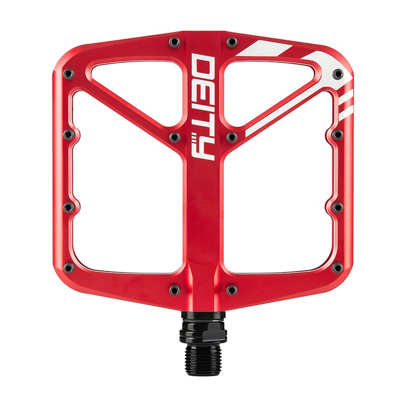 Deity, SuperVillain, Platform Pedals, Body: Aluminum, Spindle: Cr-Mo, 9/16&