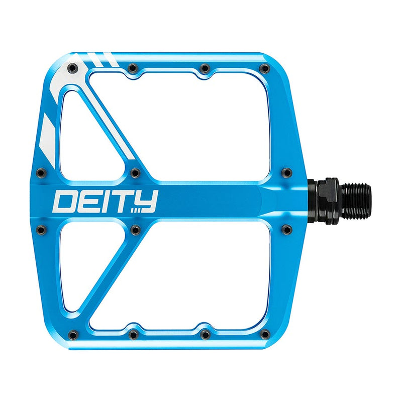 Deity, SuperVillain, Platform Pedals, Body: Aluminum, Spindle: Cr-Mo, 9/16&
