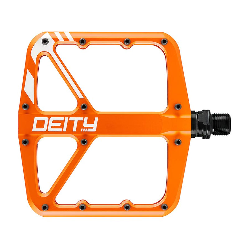 Deity, SuperVillain, Platform Pedals, Body: Aluminum, Spindle: Cr-Mo, 9/16&