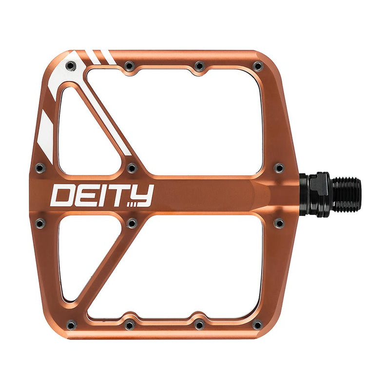 Deity, SuperVillain, Platform Pedals, Body: Aluminum, Spindle: Cr-Mo, 9/16&