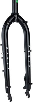 Surly Bridge Club 27.5" Fork, 9 x 100mm QR, 1-1/8", Dark Black