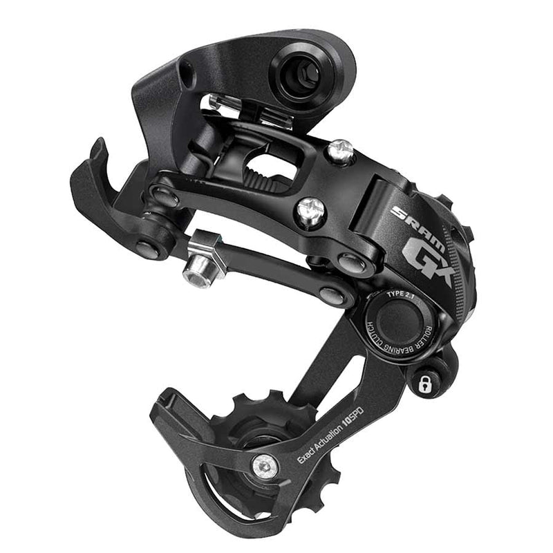 SRAM, GX Type 2, Rear derailleur, 10sp., Medium cage, Black