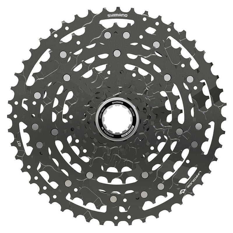 Shimano, CS-LG400-10, Cassette, Nickel plated, Speed: 10, 11-48T