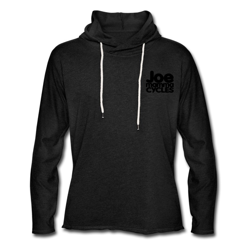 Unisex Lightweight Terry Hoodie - charcoal gray